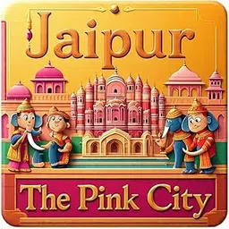 Jaipur Wooden Custom MDF Fridge Magnet – India Souvenir Gift for Home Décor (Multicolour)-picture-21