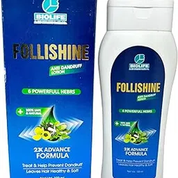 Biolife Follishine Anti Dandruff Lotion | 6 Powerful Herbs – Neem, Tulsi, Amla, Aloe Vera | Ayurvedic Hair & Scalp Treatment | 2X Advance Formula | 100 ml Each – Pack of 2-image-32