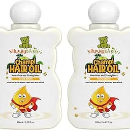 ShuShu Babies Natural Avocado & Gooseberry Chumpi Hair Oil- 200ml X 2 (Under 0-12 years Babies & Kids) Provides Nourishment & Promotes Hair Growth, Healthy Hair Oil For Toddlers & Children-image-34