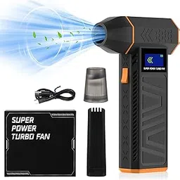 Compressed Air Duster,130000RPM Electric Air Blower for PC Cleaning,3-Speed Cordless Rechargeable Reusable Jet Dry Blower for Keyboard PC Deep Cleaning Air Blower for Car and Home-image-28