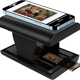 Mobile Film Scanner, 35mm Foldable Slide and Negative Scanner for Old Slides to Smartphone JPG, Built in LED Backlight, Support App Editing and Sharing-image-35