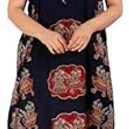 JK Creations Women's Cotton Printed Maxy/Nightwear/Nighty for Women & Girls |Women's Nightdress |Night Gown-picture-50