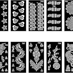 Floral Hand Mehndi Sticker Combo for Function and Celebration-picture-47