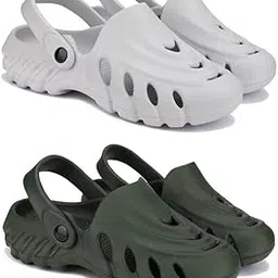 WINGSCRAFT Lightweight Classic Clogs || Sandals with Slider for Men-Combo(2)-3135-3136-picture-33