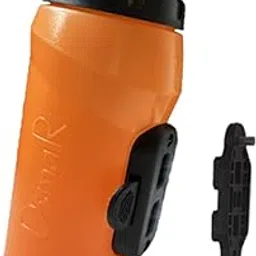 bnf® Bike Water Bottle | Magnetic Mounting Base for Easy Installation on Bicycles & Backpacks | 600ml Capacity | Food Grade PE Material | Compact Orange Design for Outdoor Rides-image-99