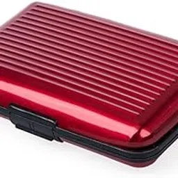 XVIRANTA Aluminium Coated Credit Card Holder Wallet for Women and Men Slim Card Case Organizer with Secure Lock Compact Card Storage for Travel Office Daily-picture-28