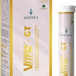 Skinska Naturals Vitfiz - GT Effervescent Tablets With Vitamin C, Glutathione And N - Acetyl Cysteine For enhancing the skin glow, 10tabs-picture-51