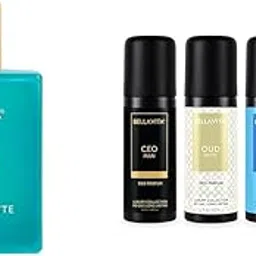 Bella Vita Luxury FRESH Unisex Liquid Eau De Toilette Unisex Body Parfum Spray Deo Travel Pack Of 4 X 50Ml With Lemon Blackcurrant Lavender & Bergamot No Gas Long Lasting Fragrance Deodorant-image-45