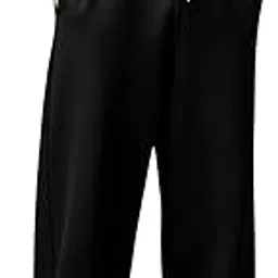 cloth n code Wide Leg Black Loose Fit Solid Men's Track Pant-picture-18