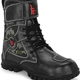 kavacha Bullet (8 inch) Bike riding/Motorcycle boot/biker boots Pure leather upper & Rubber sole with ISI mark steel toe and Memory form insocks for long time wear and super extra comfort-picture-25