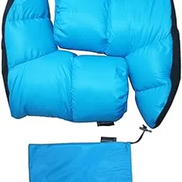 TRENDYNEST Down Booties Warm Socks Soft Portable Down Booties for Home Backpacking Tent M Blue | Socks | Men's | Clothing | 0 & Hiking-image-77