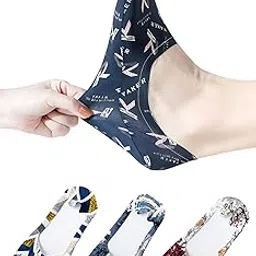 maou Genuine Mens No Show Socks, Loafer Sneakers Low Cut Printed Socks With Non Slip Grips-picture-30