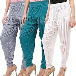 buy that trendz Patiala Salwar for Women Relaxed Fit Viscose Patiyala Salwar Harem Bottom Pants-picture-23