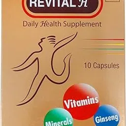 Revital H Capsules - Vitamins and Minerals, 10 Capsules Carton-image-0