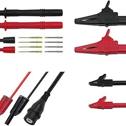 Digital Multimeter Test Lead Kits Flexible Safety Professional Kit Probe Alligator Clip Replaceable Tips Test Hooks Electrical Test Accessories-picture-19