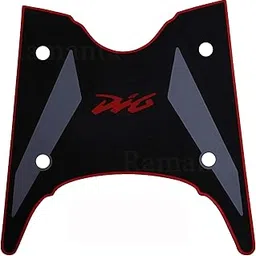 Ramanta Dio Foot Mat 110 BS6 Washable Scooter Anti-Skid Heavy Duty Floor Mat for Scooter | Rubber Anti-Slip Footmat Compatible with for DIO 110 CC BS6 (1 PC with Fittings; Black;Grey;Red)-picture-26