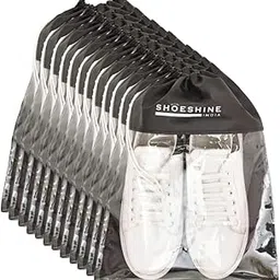 shoeshine Shoe Bag (Pack of 12 Shoe Bags) Travel Shoe Pouch for Men and Women Shoe Covers Organizer and Storage Pouches-picture-33