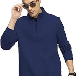 ausk Men Sweatshirt || Winter wear Sweatshirt with Half Zip-picture-57