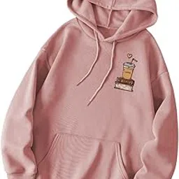glasgo “GLASGO Trendy Girl's & Women's Printed Hoodie – Aesthetic Winter wear for Women |Oversized Casual Streetwear | Coffee Lovers Sweatshirt ”-picture-40