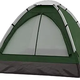 2-Person Dome Tent- Water Resistant, Removable Rain Fly & Carry Bag- Easy Set Up-Great for Camping, Hiking & Backpacking by Wakeman Outdoors (Green)-picture-55