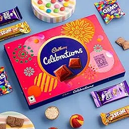 HyperFoods® Bhai Dooj Tikka for Brother Chocolates Gift Hamper Chocolate Pack Celebration Box Chocolates Gift Pack BhaiDooj Tika BhaiDooj Diwali Hamper Gifts Diwali Gift pack-picture-13