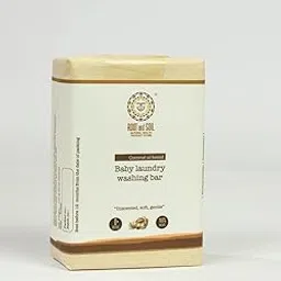 ROOT and SOIL Baby Laundry Washing Bar - Unscented 100G (from 0+ Months) - Pack of 4 | All Natural Ingredients | No Added Bleach | No added Detergents | No Added Fragrances-image-13