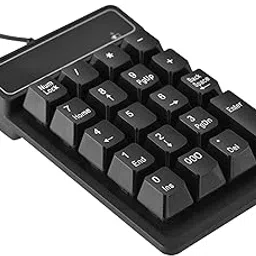 Diyeeni Numeric Keypad USB High Sensitivity Wired Numeric Keypad with Antiskid Design,Mechanical Numeric Keyboard Suitable for Notebook, PC or Desktop Computers-image-64