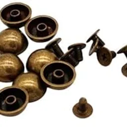 Enakshi® 3x10pcs Mushroom Shape Rivets Studs Spikes Screw Back for Leather Crafts 12mm|Crafts | Leathercrafts | Leathercraft Accessories | Studs, Rivets & Tacks-image-31