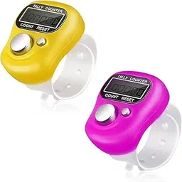 Mini Hand Tally Counter Finger Ring Digital Electronic Head Count,Japa Counter Counting Machine for Mantra Jap and Cricket Umpire and Various Counting Purpose Small (Pack of 2)-picture-21