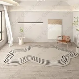 Quba Rugs Hand Tufted Rugs Irregular Shape for Living Room, Bedroom, Ideal for High Traffic Areas in Entryway (4x6 Feet Color Multi)-picture-59