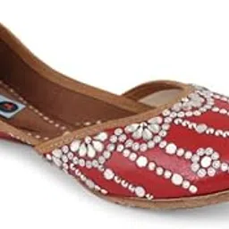pehnawacraft Mehroon red Punjabi Jutti for Women | Mojari for Ladies-picture-15
