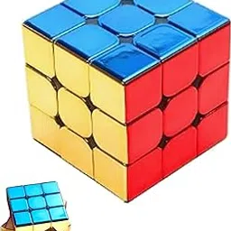 Metallic Cube, Cube 3x3 Speed Cube, Speed Cubes, Unique Home Decor Piece with Smooth Rotation, Perfect for Display and Puzzle Challenges, Exquisite and Interesting Gifts for Everyone-picture-30