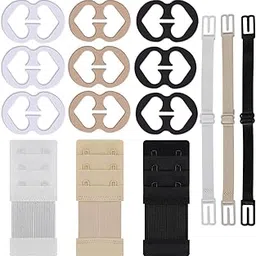 Ubervia Straps - Bra Strap Clips Bra Extender 3 Hooks Bra Clips and Bra Straps Holder Conceal Straps Cleavage Control-picture-52