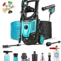 Kapicon KP-40 Portable High Pressure Washer, Car Washer, 2000W Motor, 150 Bar Max Pressure, 8m Hose, Portable for Car, Bike, Home - Spray Gun, Professional Foam Bottle & Accessories-picture-23