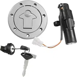 Deutsche Cylindrical Ignition Lock Compatible with Bajaj Pulsar 150 (Set of 4) | Bike Accessories | Motorbike Replacement Set | Consisting of Ignition Cum Steering Lock | Petrol Tank Lock | Tool Box Lock (2 Pcs) | 2 Wires | 2 PIN-picture-10