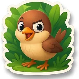 Salebunch Wooden Bird Fridge Magnet, Wooden Refrigerator Stylish Fridge Magnet, Birds Perfect Souvenir Gift for Office, Kitchen, Fridge Decoration | Size 7 cms | Birds Souvenir (Sparrow Style, Small)-picture-15