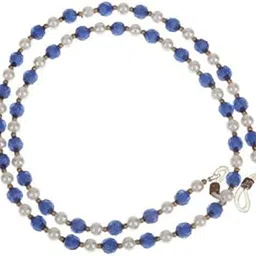 zoomella Reading Eyeglasses Sunglasses Spectacles Beads Chain Holder Lanyard Blue|Other Vision Care| Other Vision Care-picture-47