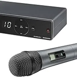 Sennheiser XSW1-825-A wireless Cardioid Microphone for singers, presenters. Integrated Antenna's with 10 Compatible channels, Quick easy setup and hassle free handling. Microphone clamp included-picture-24
