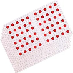 VAMA Fashions 7mm Red Sticker Large Round Kumkum Sindoor Self Adhesive Bindis Set for Women Girls Reusable Skin Friendly Non Toxic Forehead Dots for Daily & Festive 6 Cards-picture-24