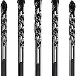Masonry & Cement Tile Drill Bit, Professional Drill Bit Set (5PCS) for Glass/Brick/Plastic/Cement/Wood/Tile, Industrial Strength Carbide Drill Bit Tip, 5 6 8 10 12mm-picture-62