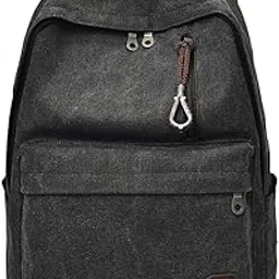 secret desire Vintage Canvas Backpack Satchel Rucksack School Bag Travel Camping Bag Black-picture-50