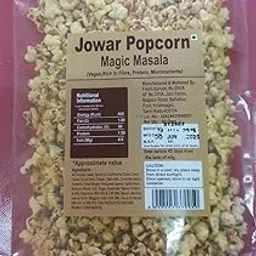 Millops Jowar Popcorn| Magic Masala Flavored|Healthy snacks|40g pack of 10pcs|Jowar Lahi |Jowar Dhani|Jolada Aralu |Diabeties friendly|-picture-28