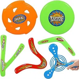 6PCS Boomerang for Kids Frisbee Boomerang Boomerang V Shaped Boomerang Triple Wing Classic Throwing Game for Outdoor Sports Toy-picture-28