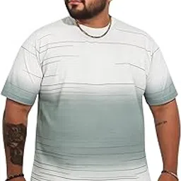 Maniac || Mens || Spray Print || Round Neck || 3/4th Sleeve || Cotton || Oversized || T-Shirt-image-10