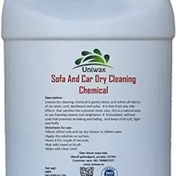 Uniwax Premium Car & Sofa Dry Clean Chemical – Professional Grade Upholstery Cleaner 5L-image-80