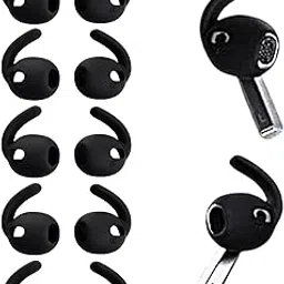 Umvowuxa ear hooks for Samsung Galaxy Buds3,Sport Earbuds Covers Silicone Anti-Slip Wingtip galaxy buds3 ear tips Accessories,galaxy buds 3 case（5 Pairs/black）-picture-22