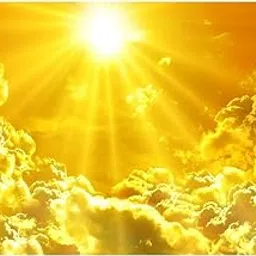 Pitaara Box Sunset Sunrise with Clouds, Light & Rays D1 | Peel & Stick Vinyl Wall Sticker for Bedroom & Living Room | 24.2 x 16 inch (61 x 41 cms)-picture-33