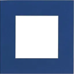 CountryArtHouse Bottle Blue Acid Free 7x7 Square Picture Frame Mat with White Core Bevel Cut for 5x5 Pictures - Fits 7x7 Frame-picture-12