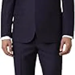 van heusen Men Purple Textured Slim Fit Wedding Three Piece Suit-picture-22