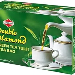 Duncans Double Diamond Tulsi Green Tea (Pack of 25 Tea Bags)-picture-37